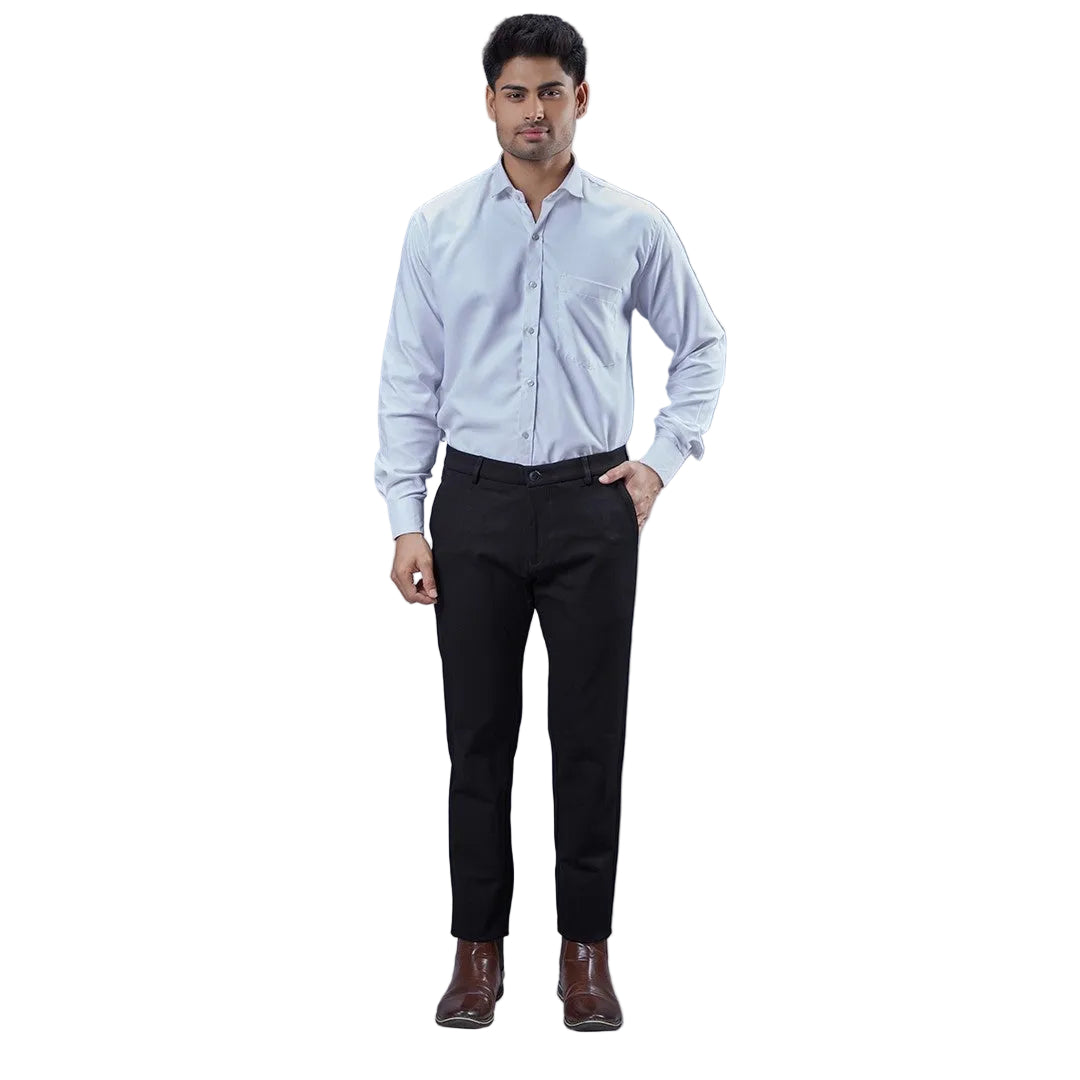 Botanica Premium Dobby Black 4-Way Stretch Trouser