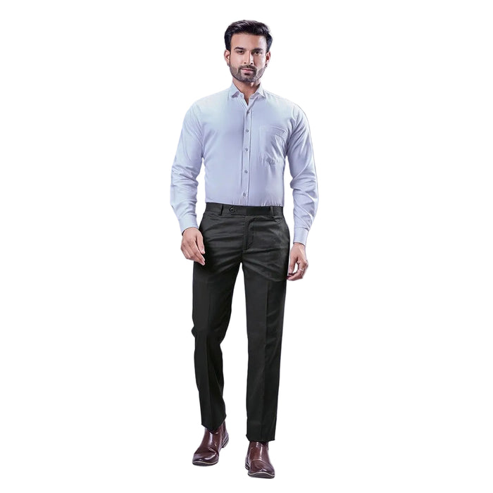 Botanica Men's Smart Fit Formal Trousers - OLIVE