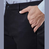 Botanica Premium Dobby Black 4-Way Stretch Trouser