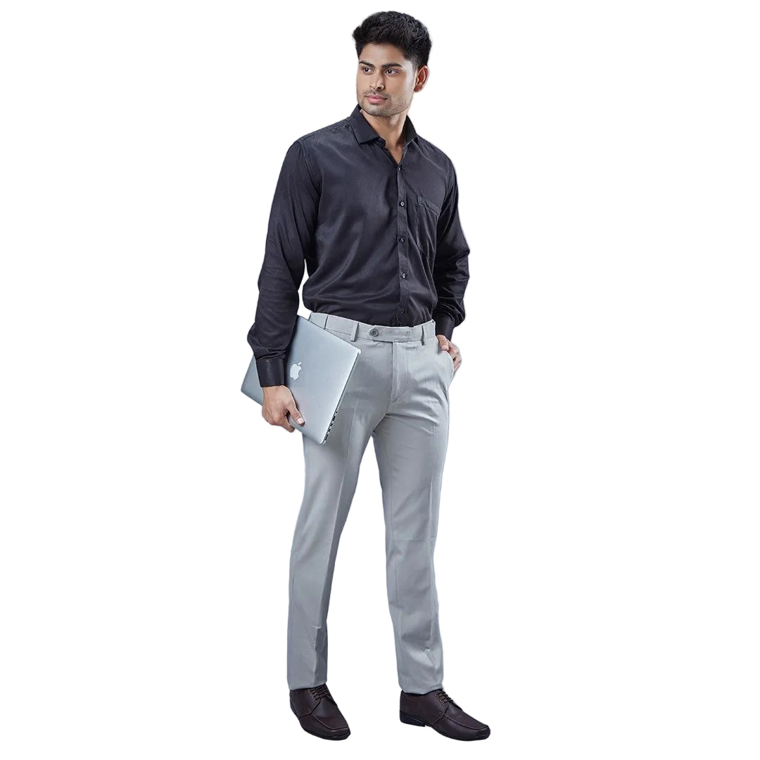 Botanica Premium Tencel 4-Way Stretch Flexi-Waist Trouser- Cream