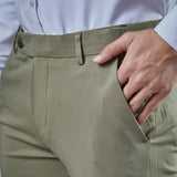 Botanica Premium Tencel 4-Way Stretch Flexi-Waist Trouser- Khakhi