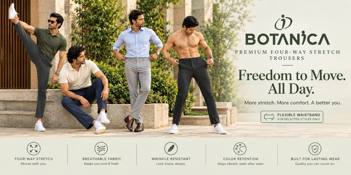 MORE THAN JUST TROUSERS, AN INVESTMENT IN COMFORT.