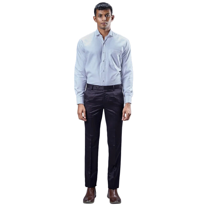 Botanica Smart Fit Formal Satin Trousers - WINE